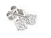 1/10 ctw Round Diamond Stud Earrings in 14K White Gold