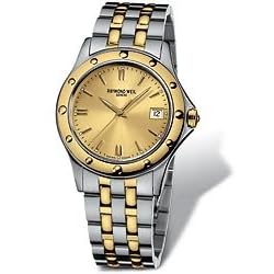 Click here to buy Raymond Weil Watches- Raymond Weil Tango Round Two Tone Steel and 18k Gold Plated Mens Watch .