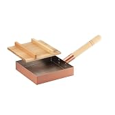 銅製調理道具 本職用玉子焼き 18cm(木蓋付) CNE117