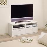 アイリスオーヤマ ≪TOFシリーズ≫【薄型・液晶37Vまで対応】TVラック TOF-110AV ホワイト