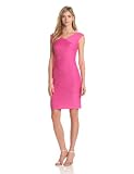 London Times Womens Cap Sleeve Shutter Dress