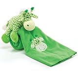 Cuddly Giraffe Plush Baby Blanket - Green