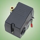 New Pressure switch for air compressor 95-125 single port w/ unloader & on/off lever