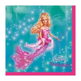 Barbie Mermaidia - Luncheon Napkins - 16 PKG
