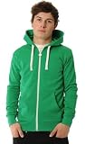 Criminal Damage Skinny Hoodie in Green