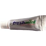 Freshmint Toothpaste, Unboxed, Metallic Tube, 0.6 oz, 144 Case