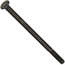 Steel Hex Bolt, Grade 5, Plain Finish, Hex Head, External Hex Drive, Meets ASME B18.2.1/SAE J429, 4" Length, Partially Threaded, 1/4"-20 Threads, Imported (Pack of 50)