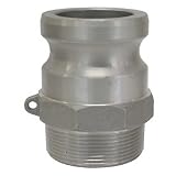 1 Aluminum Camlock Fitting - Male Coupler X Mpt Thread
