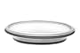 FoldTuk 6 Cup Oval Collapsible Bakeware and Storage Container, Black