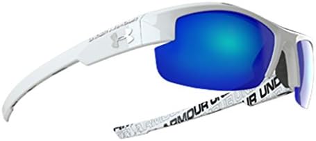 Under Armour UA Youth Nitro L, Shiny White Frame w/Gray, Gray w/Blue - U8600048-6000