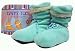Personal Health Care : Happy Company - Toes w/Cuff-Aqua - Chenille Cozy Collection