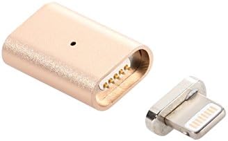 Magnetic Lightning Converter Metal Adapte USB Data Sync and Charge Cable for iPhone 6s ,6Plus，5,5S，（Cable Not Included）