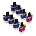 Brother Compatible LC41 8-Pack (2B/2C/2M/2Y) Ink Cartridge Value Pack - Brother MFC 210C,420cn,620cn,3240c,3340cn,5440cn,5840cn,1840c,2440c,1940cn