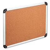 UNIVERSAL PRODUCTS / UNV43712 / Bulletin Board, Natural Cork, 24 x 18, Aluminum Frame / Sold as 1 EA