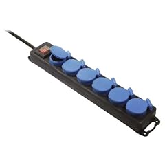 as - Schwabe 38606 6-fach Verteilersteckdose, 1,5m H07RN-F 3G1,5, IP44 Gewerbe, Baustelle