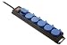 Produkt-Bild: as - Schwabe 38606 6-fach Verteilersteckdose, 1,5m H07RN-F 3G1,5, IP44 Gewerbe, Baustelle