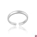 Sterling Silver Beautiful Polished Toe Ring