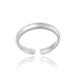 Sterling Silver Beautiful Polished Toe Ring