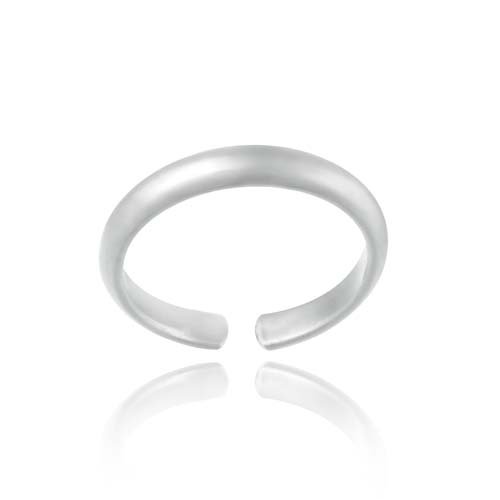 Sterling Silver Beautiful Polished Toe Ring
