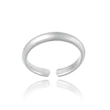 Sterling Silver Beautiful Polished Toe Ring