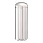 Brabantia Retro Bin, 20litre Slimline, Brilliant Steel