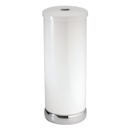 Order InterDesign Alto Toilet Tissue Canister White/Chrome Review