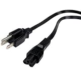 PWR+ 3 Prong 6 Foot/Feet/Ft Ac Wall Cord HP Pavilion Compaq Presario ; Asus ; Sony Vaio ; Toshiba Satellite ; Acer Aspire Extensa Travelmate ; Gateway , MSI Notebook Computer Charger AC Laptop Power Cord Cableby PWR+