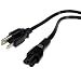 PWR+ 3 Prong 6 Foot/Feet/Ft Ac Wall Cord HP Pavilion Compaq Presario ; Asus ; Sony Vaio ; Toshiba Satellite ; Acer Aspire Extensa Travelmate ; Gateway , MSI Notebook Computer Charger AC Laptop Power Cord Cable