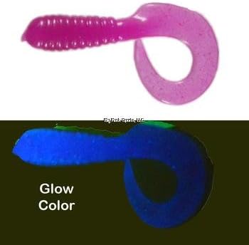 Glow Grub-3 inch-Pkg of 4