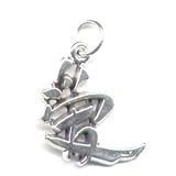 Love Symbol Charm Sterling Silver Jewelry Gift Boxed