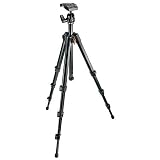 Manfrotto 725B Digi Tripod with Integrated Ball Head with Dove Tail Plate and Carrying Bag (Black)