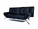 DHP Emma Convertible Sleeper Futon, Black