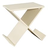 Ty Pennington X Nightstand with Moonbeam White Finish by Howard Miller - 951106MW