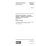 ISO/IEC 8632-3:1999, Information technology -- Computer graphics -- Metafile for the storage and transfer of picture description information -- Part 3: Binary encoding