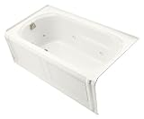 KOHLER K-1109-HL-0 Portrait 5-Foot Whirlpool, White
