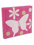 Review Jaf Gifts  / 2-Up Pink Butterfly Picture Album 200 Pocket Petal Embroidery (4x6)