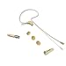 YPA MM4-C4T Earset Microphone Headset Mic FOR AUDIO TECHNICA Wireless
