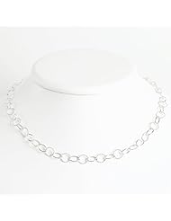 Sterling Silver Fancy Necklace - 42 Inch
