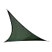 Coolaroo Triangle Shade Sail 11 Feet 10 Inches with Hardware Kit, Brunswick Green