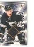 2003-04 Pacific Heads Up Jerseys #11 Ales Hemsky - Edmonton Oilers (Piece of Authentic Jersey - Serial #d to 1200 ) (Hockey Cards)