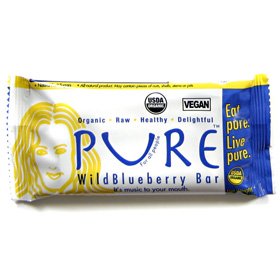 Pure Bar 1193 Organic Wild Blueberry Pure Bar - Box of 12