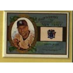 2008 Topps Allen and Ginter U.S States #US30 Derek Jeter - New York Yankees (New Jersey) (Baseball Cards)
