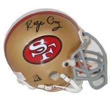 Roger Craig Autographed/Hand Signed San Francisco 49ers Throwback Authentic Mini Helmet by Riddell