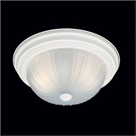 Flush Mount in Textured White