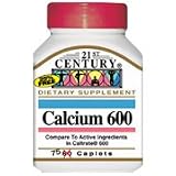 Calcium 600 mg - 75 tabs., (21st Century)