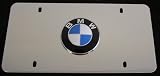 Chrome BMW 3D License Plate
