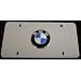 Chrome BMW 3D License Plate