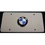 Chrome BMW 3D License Plate