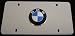 Chrome BMW 3D License Plate
