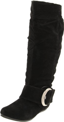 Madden Girl Women's Crytikal Boot,Black Fabric,7.5 M US